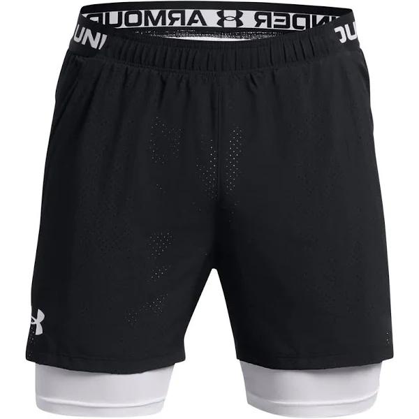 Under Armour Men's Vanish Woven 2-in-1 Vent Shorts Black SM