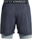 Under Armour Men's Vanish Woven 2-in-1 Vent Shorts Gray 3XL