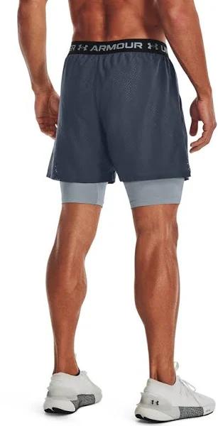 Under Armour Men's Vanish Woven 2-in-1 Vent Shorts Gray 3XL