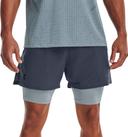 Under Armour Men's Vanish Woven 2-in-1 Vent Shorts Gray LG
