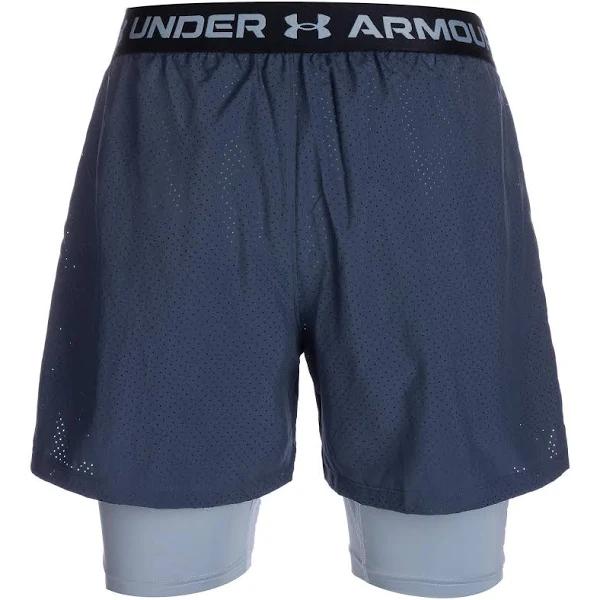 Under Armour Men's Vanish Woven 2-in-1 Vent Shorts Gray XXL