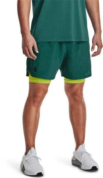 Under Armour Men's Vanish Woven 2-in-1 Vent Shorts Green SM