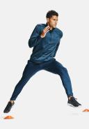 Under Armour Mens Armour Fleece 1/2 Zip Sweatshirt Navy L