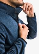 Under Armour Mens Armour Fleece 1/2 Zip Sweatshirt Navy L