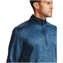 Under Armour Mens Armour Fleece 1/2 Zip Sweatshirt Navy L