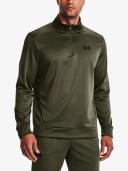 Under Armour Mens Armour Fleece 1/4 Zip Sweatshirt Green 4XL