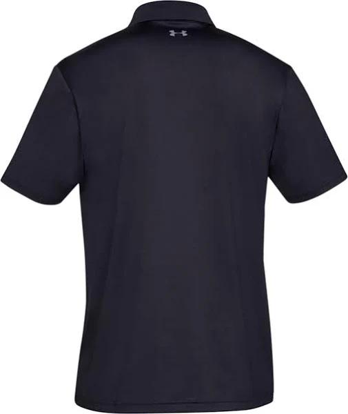 Under Armour Mens Performance 2.0 Polo Shirt Black/Grey S