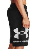 Under Armour Mens Rival Fleece Big Logo Shorts Black 4XL