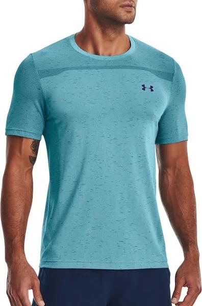 Under Armour Mens Seamless Tee Blue 3XL