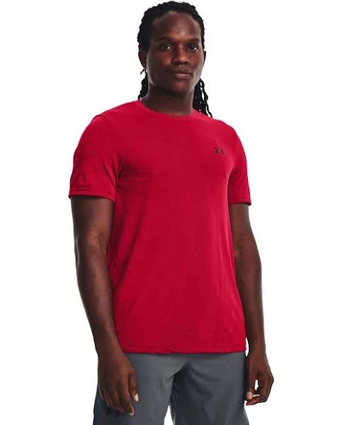 Under Armour Mens Seamless Tee Red L