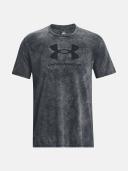 Under Armour Mens Sportstyle Wash Tonal Tee Black 3XL