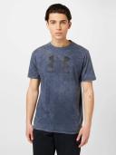 Under Armour Mens Sportstyle Wash Tonal Tee Black L