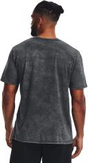 Under Armour Mens Sportstyle Wash Tonal Tee Black S