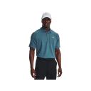 Under Armour Mens UA Performance 3.0 Stripe Golf Polo Blue M