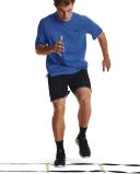 Under Armour Mens UA Tech Vent Jacquard Tee Blue M