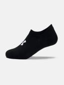 Under Armour Mens Ultra Low Cut Lightweight 3 Pack Socks Black White Medium