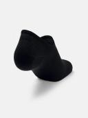 Under Armour Mens Ultra Low Cut Lightweight 3 Pack Socks Black White Medium