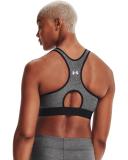 Under Armour Mid Keyhole Heather Bra - Grey