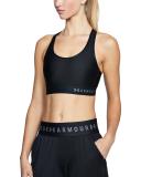Under Armour Mid Sports Bra - Black/KEYHOLE