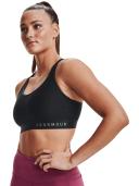Under Armour Mid Sports Bra - Black/KEYHOLE