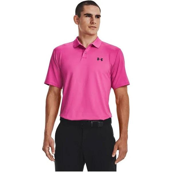 Under Armour Performance 3.0 Polo - Rebel Pink - Mens