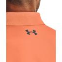 Under Armour Performance Polo Shirt Mens, Size XS, Orange