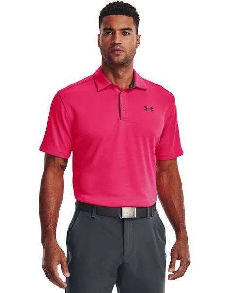 Under Armour Performance Polo Shirt Mens, Size XS, Orange