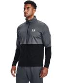 Under Armour Pique Track Jacket Mens, Size L, Grey