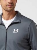 Under Armour Pique Track Jacket Mens, Size L, Grey