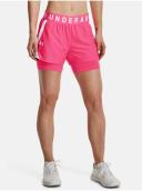 Under Armour Play Up 2-in-1 Shorts Pink XS Woman