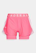 Under Armour Play Up 2-in-1 Shorts Pink XS Woman