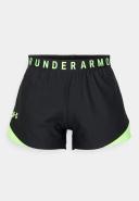 Under Armour Play Up 3.0 Shorts Black Green Women - L