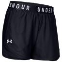 Under Armour Play Up 3.0 Shorts Black Maroon Women - XS