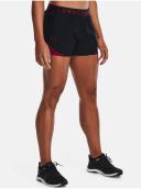 Under Armour Play Up 3.0 Shorts Black Maroon Women - XS