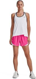 Under Armour Play Up 3.0 Shorts Pink White Women - M
