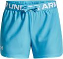 Under Armour Play Up Solid Shorts Light Blue White Girls - XL