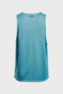 Under Armour Project Rock Mens Mesh Tank Blue XL