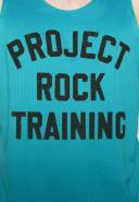 Under Armour Project Rock Mens Mesh Tank Blue XXL