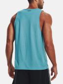 Under Armour Project Rock Mens Mesh Tank Blue XXL