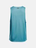 Under Armour Project Rock Mens Mesh Tank Blue XXL