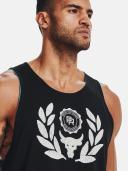Under Armour Project Rock Mens Mesh Tank Blue XXL