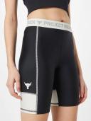 Under Armour Women's Project Rock Bike Shorts Black LG