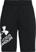 Under Armour Prototype 2.0 Logo Shorts Black White Boys - S