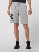 Under Armour Rival Fleece Big Logo Shorts Grey Black - XXL