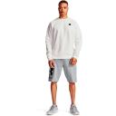 Under Armour Rival Fleece Big Logo Shorts Grey Black - XXL