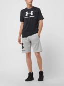 Under Armour Rival Fleece Big Logo Shorts Grey Black - XXL