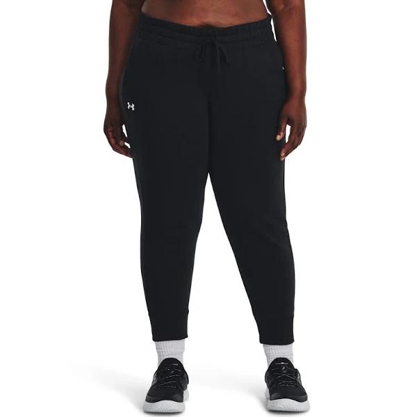 Under Armour Rival Fleece Joggers Black 1x Woman
