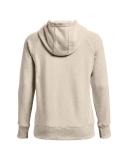 Under Armour Rival Logo Hoodie Beige White Women - XL