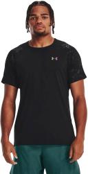 Under Armour Rush Emboss Short Sleeve T-Shirt Matte Black - L