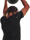 Under Armour Rush Emboss Short Sleeve T-Shirt Matte Black - L